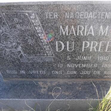 PREEZ Maria M.J., du 1910-1994