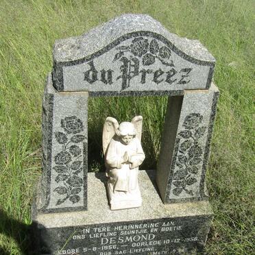 PREEZ Desmond, du 1956-1956