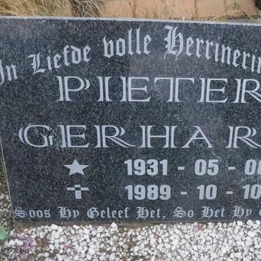 PRETORIUS Pieter Gerhard 1931-2015 &amp; Elsie Dorothia 1935-2015