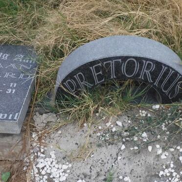 PRETORIUS Pieter Gerhard 1931-1989 &amp; Elsie Dorothia 1935-2015