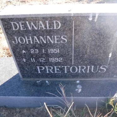 PRETORIUS Dewald Johannes 1951-1992