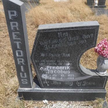 PRETORIUS Frederik Jacobus 1933-1989