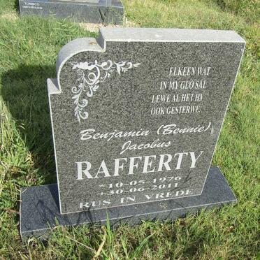 RAFFERTY Benjamin Jacobus 1976-2011