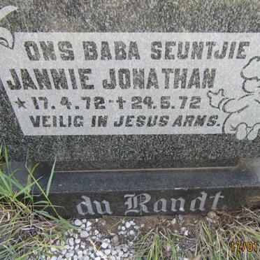 RANDT Jannie Jonathan, du 1972-1972