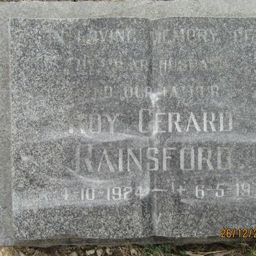 RAINSFORD Roy Gerard 1924-1975