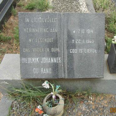 RAND Diederik Johannes, du 1914-1969