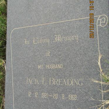 READING Jack E. 1921-1968