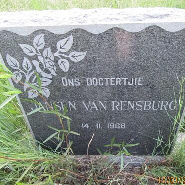 RENSBURG ?, Jansen van -1968