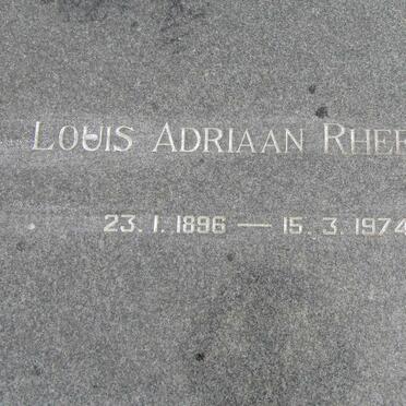RHEEDER Louis Adriaan 1896-1974