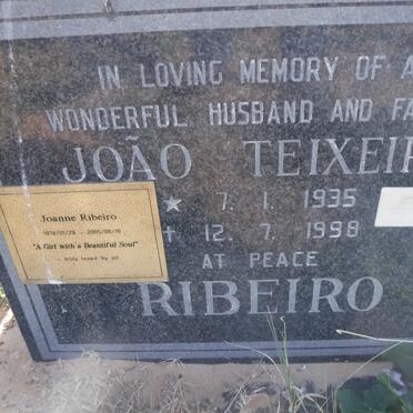 RIBEIRO Joao Teixeira 1935-1998 &amp; Joanne 1978-2005