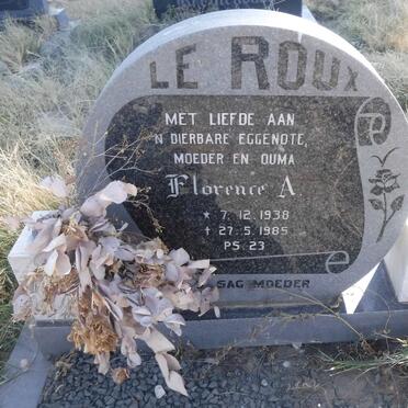 ROUX Florence A., le 1938-1985