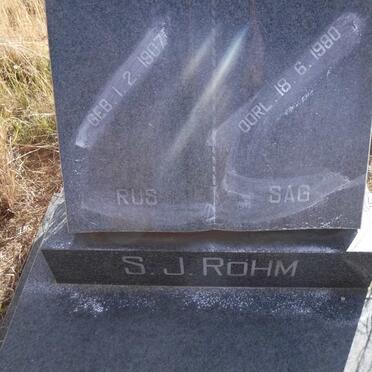 ROHM S.J. 1907-1980