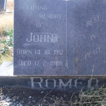 ROMEO John 1912-1986