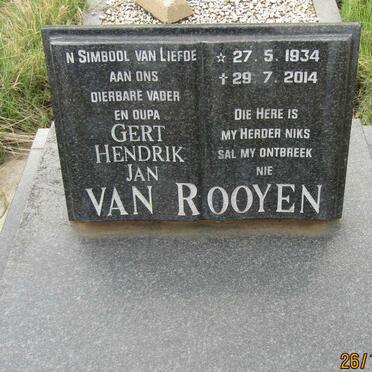 ROOYEN Gert Hendrik Jan, van 1934-2014