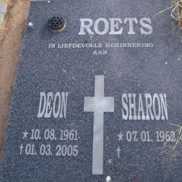 ROETS Deon 1961-2005 &amp; Sharon 1962-