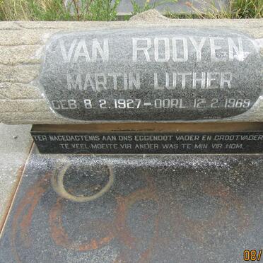 ROOYEN Martin Luther, van 1927-1969