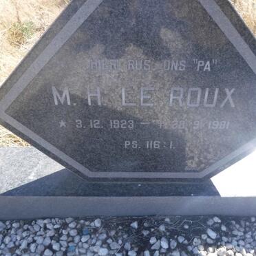 ROUX M.H., le 1923-1981