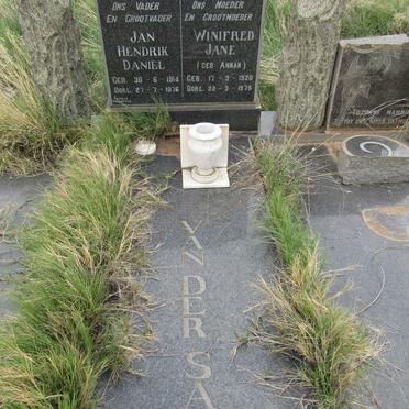 SANDT Jan Hendrik Daniel, van der 1914-1976 &amp; Winifred Jane ANNAN 1920-1975