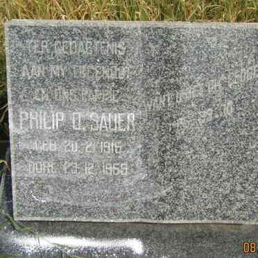SAUER Philip D. 1915-1959