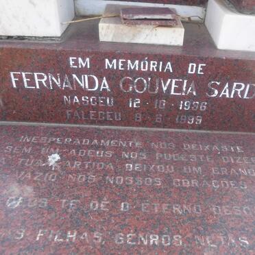 SARDINHA Fernanda Gouveia 1936-1999