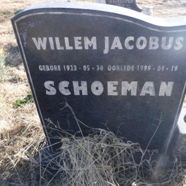 SCHOEMAN Willem Jacobus 1923-1999