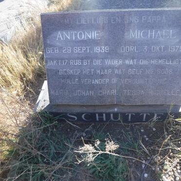 SCHUTTE Antonie Michael 1938-1979