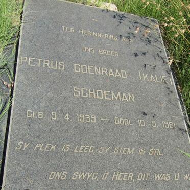 SCHOEMAN Petrus Coenraad 1939-1961
