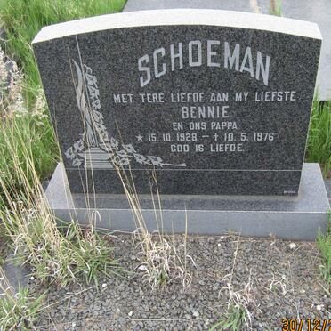 SCHOEMAN Bennie 1928-1976
