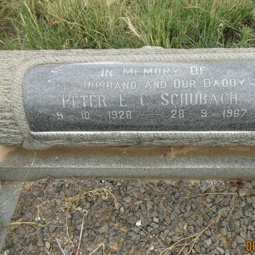 SCHUBACH Peter E.C. 1928-1967