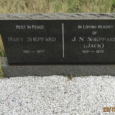 SHEPPARD J.N. 1910-1972 &amp; Mary 1910-1977