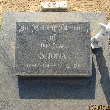 SHANKLAND Shona 1964-1967