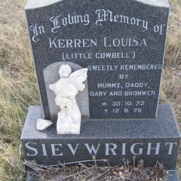 SIEVWRIGHT Kerren Louisa 1972-1975