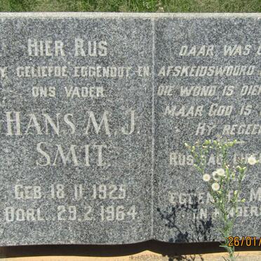 SMIT Hans M.J. 1925-1964