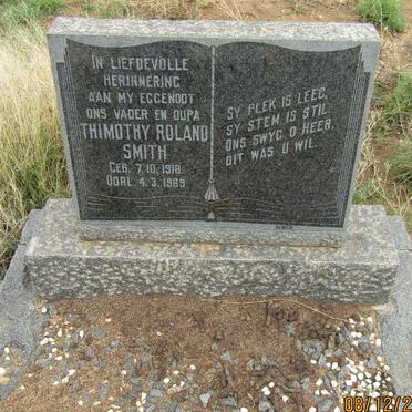 SMITH Timothy Roland 1918-1969