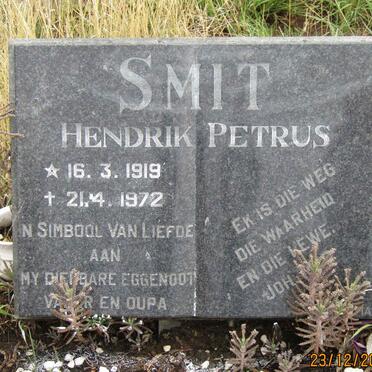 SMIT Hendrik Petrus 1919-1972