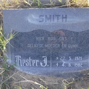 SMITH Hester J. 1921-1982