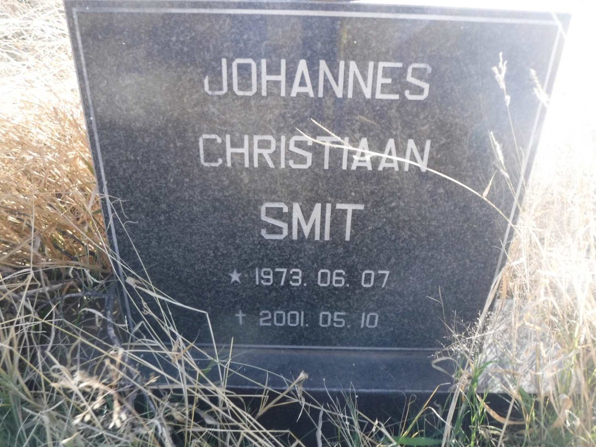 SMIT Johannes Christiaan 1973-2001