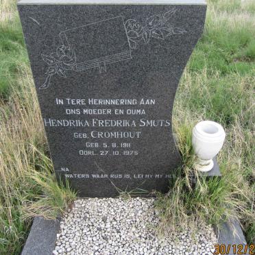 SMUTS Hendrika Fredrika nee CROMHOUT 1911-1975
