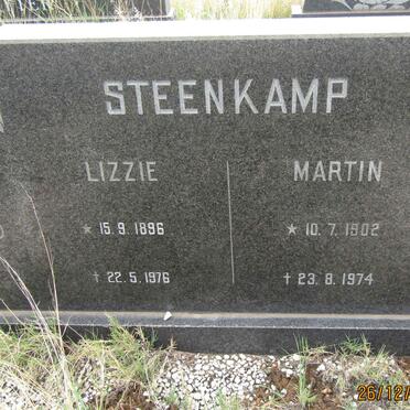 STEENKAMP Martin 1902-1974 &amp; Lizzie 1896-1976