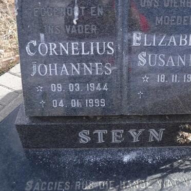 STEYN Cornelius Johannes 1944-1999 &amp; Elizabeth Susanna 1942-