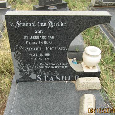 STANDER Gabriel Michael 1919-1971