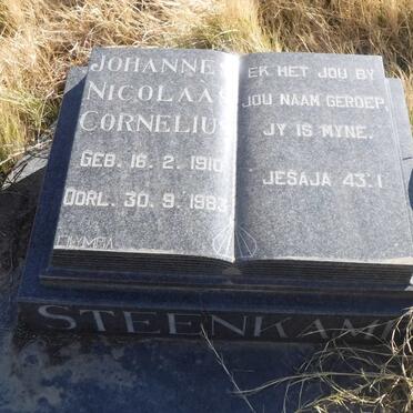 STEENKAMP Johannes Nicolaas Cornelius 1910-1983