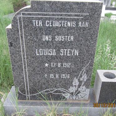 STEYN Louisa 1912-1976