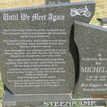 STEENKAMP Michelle 1987-2009