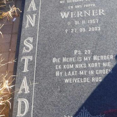 STADEN Werner, van 1957-2003