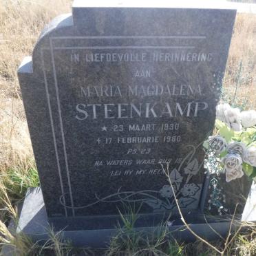 STEENKAMP Maria Magdalena 1930-1980