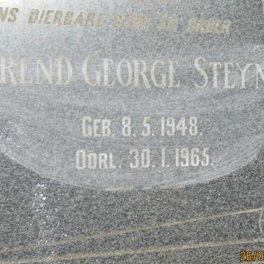 STEYN Barend George 1948-1965