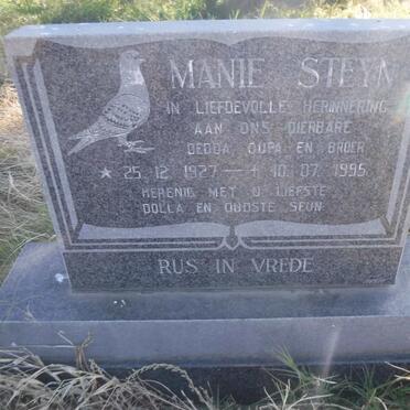 STEYN Manie 1927-1995