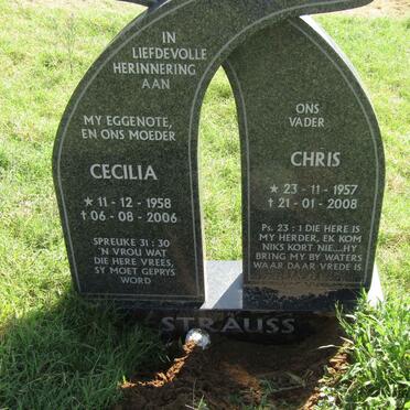 STRAUSS Chris 1957-2008 &amp; Cecilia 1958-2006