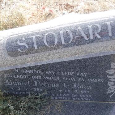 STODART Daniel Petrus le Roux 1959-1991
